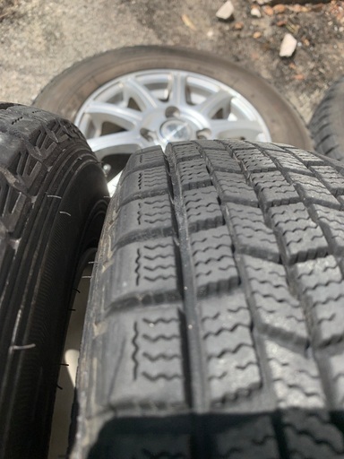 アルミホイール付きスタッドレス　145/80/R13