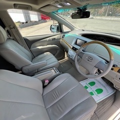 価格変更　エスティマ【YouTubeで現車確認】即納可！車検R5年7月迄！☆修復歴無し☆グレード　G☆3,500㏄☆7人乗り☆両側パワスラ☆フリップダウンモニター☆ナビ☆ETC☆HID☆サンルーフ☆リモコンキー☆スペアキー×1の画像