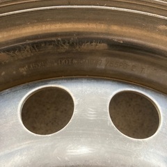 トヨタアクア純正ホイールタイヤ4本セット185/60R15の画像