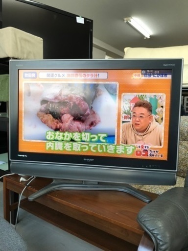 取引場所　南観音　K2204-211 SHARP AQUOS 37インチ液晶カラーテレビ LC-37GX1W リモコンジャンク