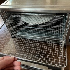 SUTEKI NI HAPI ノンフライ ステンレスオーブン シルバー こんがり AIR COOKERの画像