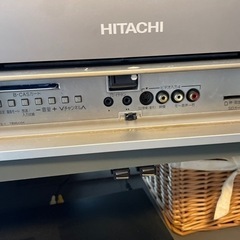 ヒタチ　ブラウン管テレビ　地デジ対応の画像