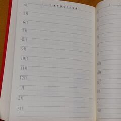 日記帳：３年日記(生きかた上手)２冊　５月末日までの画像
