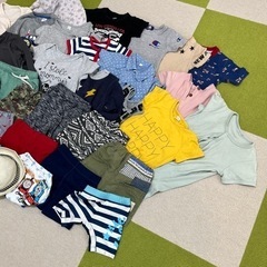 春夏男の子用子ども服80-90cm約30点まとめ売りAの画像