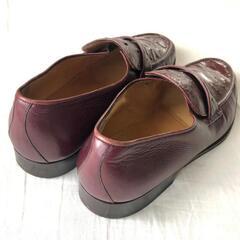 美品 NIPMAR イタリア製 オーストリッチ ローファー 7の画像