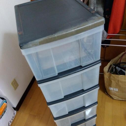 ５段収納　3段収納衣装ケース　【お取引中】