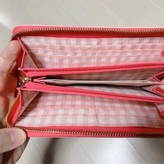 お財布　ピンク　レディースの画像