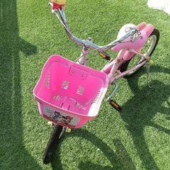 ディズニー　ミニーマウス　自転車　16インチの画像