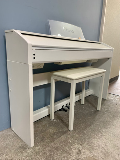 札幌市内配送無料 14年製 CASIO Privia カシオ 電子ピアノ 88鍵盤 PX-760WE 椅子付き