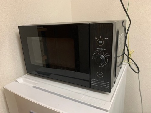 [山善] 電子レンジ フラットテーブル 単機能 18L ヘルツフリー