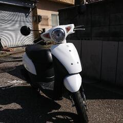 スズキ レッツ 白 原付 スクーター 原チャリ