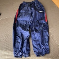 130cm asics シャカシャカ ジャージ ズボン