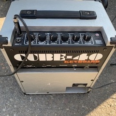 【中古品・引き取り限定】ヤマハYAMAHA シンセサイザー DX-7&ローランド キーボードアンプ CUBE CK-40の画像