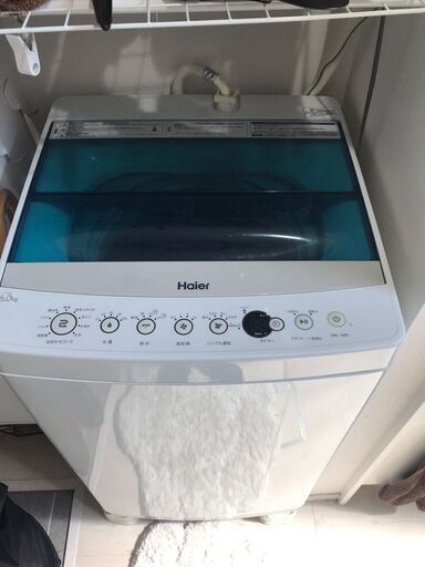 ハイアール　洗濯機　6kg　2018年製　JW-C60A　全自動洗濯機　Haier　一人暮らし