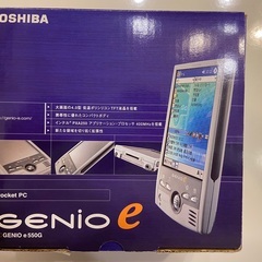 ジャンク　コレクター必見　ポケットPC 東芝GENIO e550G