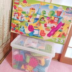 LEGOデュプロ　おおきな遊園地セット　おまけケース付き