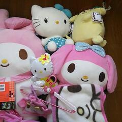 サンリオ　マイメロ　キティ　ビッグぬいぐるみセットの画像