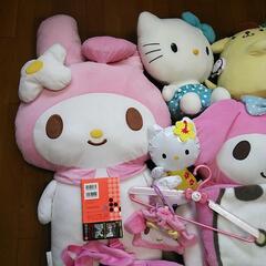 サンリオ　マイメロ　キティ　ビッグぬいぐるみセットの画像