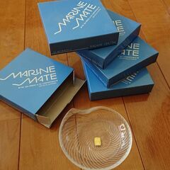カガミクリスタル シェル皿 未使用※自宅長期保管の画像