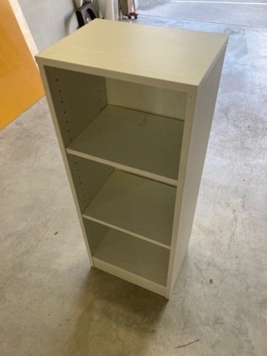 木製 3段 パイン木　収納棚 棚移動可能　本棚 幅39cm×奥行29cm×高さ100cm