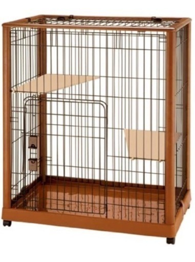 猫用木製ケージ　リッチェル940H