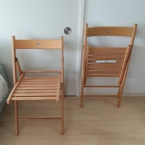 イケア　椅子　折り畳み　いす　IKEA　ダイニング　ガーデニング　チェア