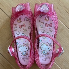 サンリオ　キティ　サンダル　17㎝