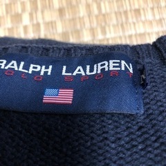 ラルフローレン綿セーター　Mの画像