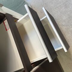 リサイクルショップどりーむ天保山店　No１８２１　食器棚　チェスト　キッチン収納　中古　美品　ブラウンカラーの画像