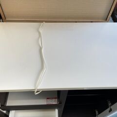 リサイクルショップどりーむ天保山店　No１８２１　食器棚　チェスト　キッチン収納　中古　美品　ブラウンカラーの画像