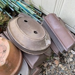 【あげます】盆栽鉢・植木鉢