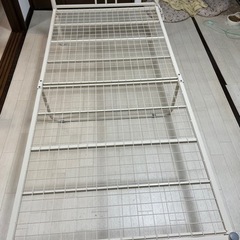 パイプベッド※シングル※ホワイト※美品