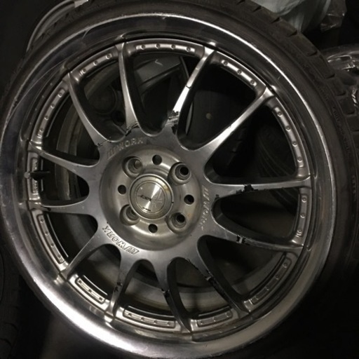 軽自動車、カスタム超引っ張り17インチ