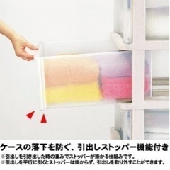 【お願いです無料で持っていって下さい！】なんでも収納3段ケース（除菌済）の画像