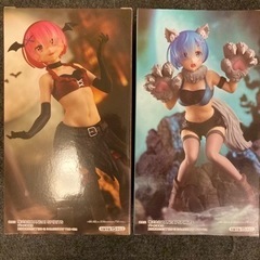 Re:ゼロ　ラムとレムのフィギュアのセットの画像