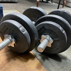 ダンベルセット　No.1115　7.5kg×2　〖リサイクルショップどりーむ鹿大前店〗の画像