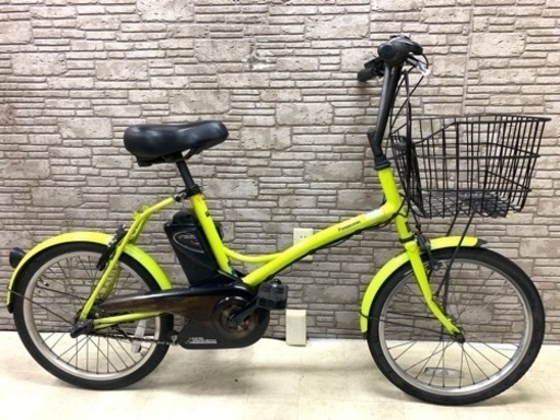 新生活応援SALE 東京23区配達無料　バッテリー2個付　新基準 Panasonic パナソニック シュガードロップ   5Ah リチウム 電動自転車中古③20