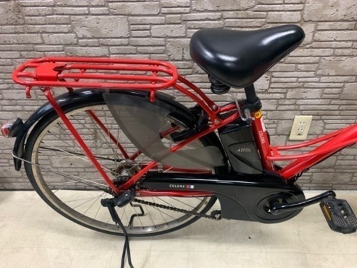 新生活応援SALE 東京23区配達無料　新基準 Panasonic パナソニック カラーズ　8.9Ah リチウム 電動自転車☆中古☆パナ