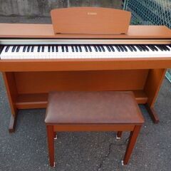 YAMAHA　ヤマハ YDP-151C　ARIUS　アリウス　電子ピアノ　88鍵　デジタルピアノ　ニューチェリー調　椅子付き　説明書有り　2006年製　￥26,180税込の画像