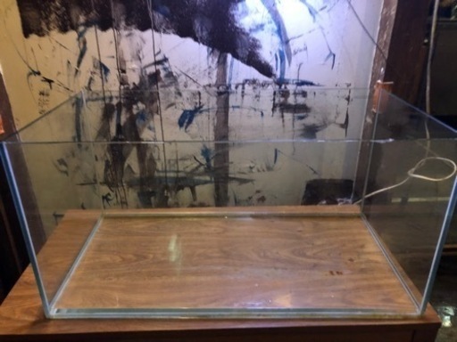 クリアガラス水槽90cm　約180L