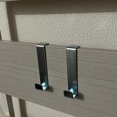 壁面収納  つっぱりラック 幅80 ホワイトの画像