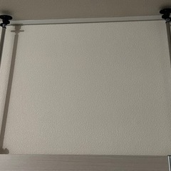 壁面収納  つっぱりラック 幅80 ホワイトの画像