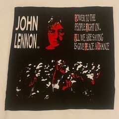 美品 1990s シングルステッチ JOHN LENNON 半袖Tシャツの画像