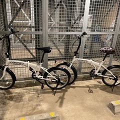 折りたたみ自転車　20インチ　ギア無し
