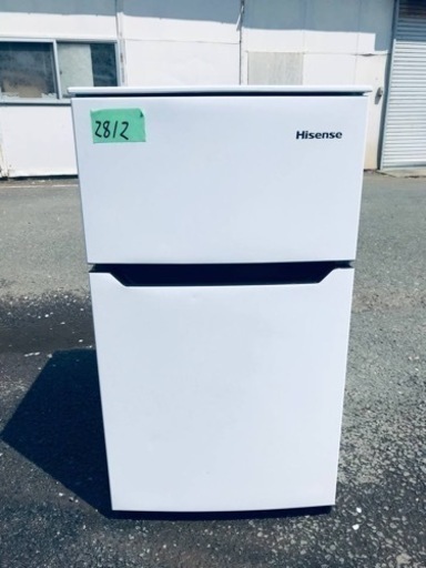 ✨2019年製✨2812番 Hisense✨2ドア冷凍冷蔵庫✨HR-B95A‼️
