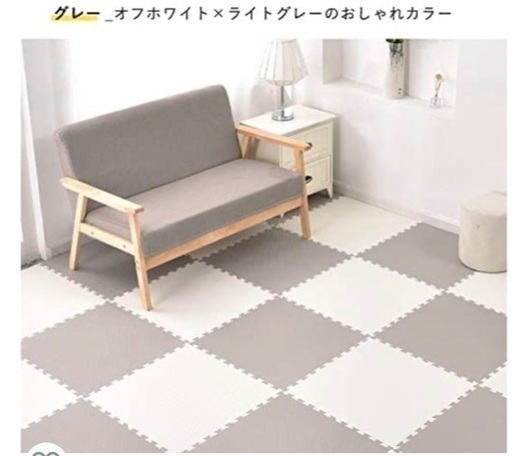 【新品未開封】ジョイントマット 約6畳用 32枚組 大判58㎝ 抗菌防臭 床暖房対応 1級防音 ノンホルムアルデヒド フチ付き