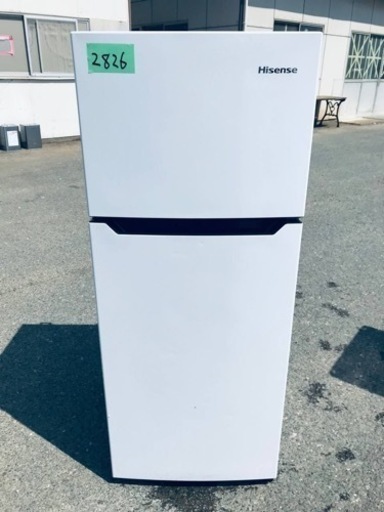 ✨2017年製✨2826番 Hisense✨2ドア冷凍冷蔵庫✨HR-B1201‼️