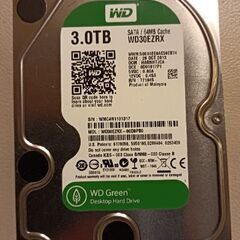 ３．５インチ内蔵用ハードディスク。信頼のウエスタンデジタル製。正...