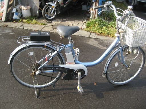 中古：電動アシスト自転車（充電；バッテリー良好）