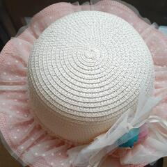 お花の帽子53cmの画像